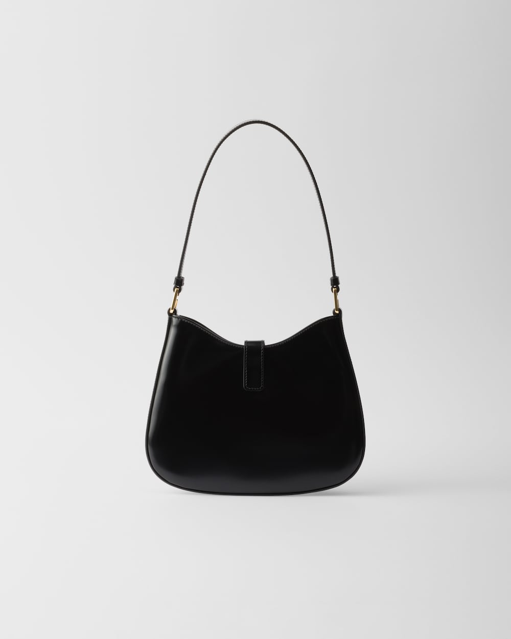 Prada Cleo Brushed Leather Shoulder Bag With Clasp Closure - Image 5